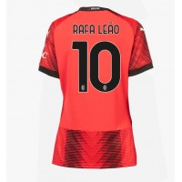 Echipament fotbal AC Milan Rafael Leao #10 Tricou Acasa 2023-24 pentru femei maneca scurta